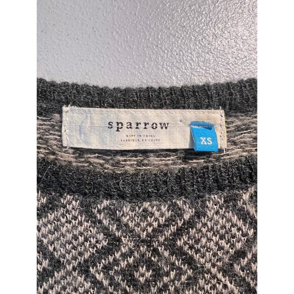 Anthropologie Sweater Dress Politico Maxi Fair Isle Nordic Wool Heritage Cozy - Picture 4 of 5